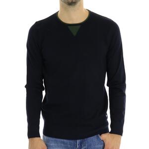 MAGLIA CON PROFILI BLU